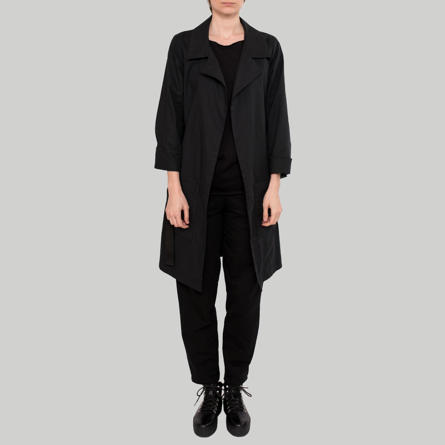 Trenchcoat Fly aus Bio-Baumwolle & Tencel™ - schwarz - KOLO Berlin