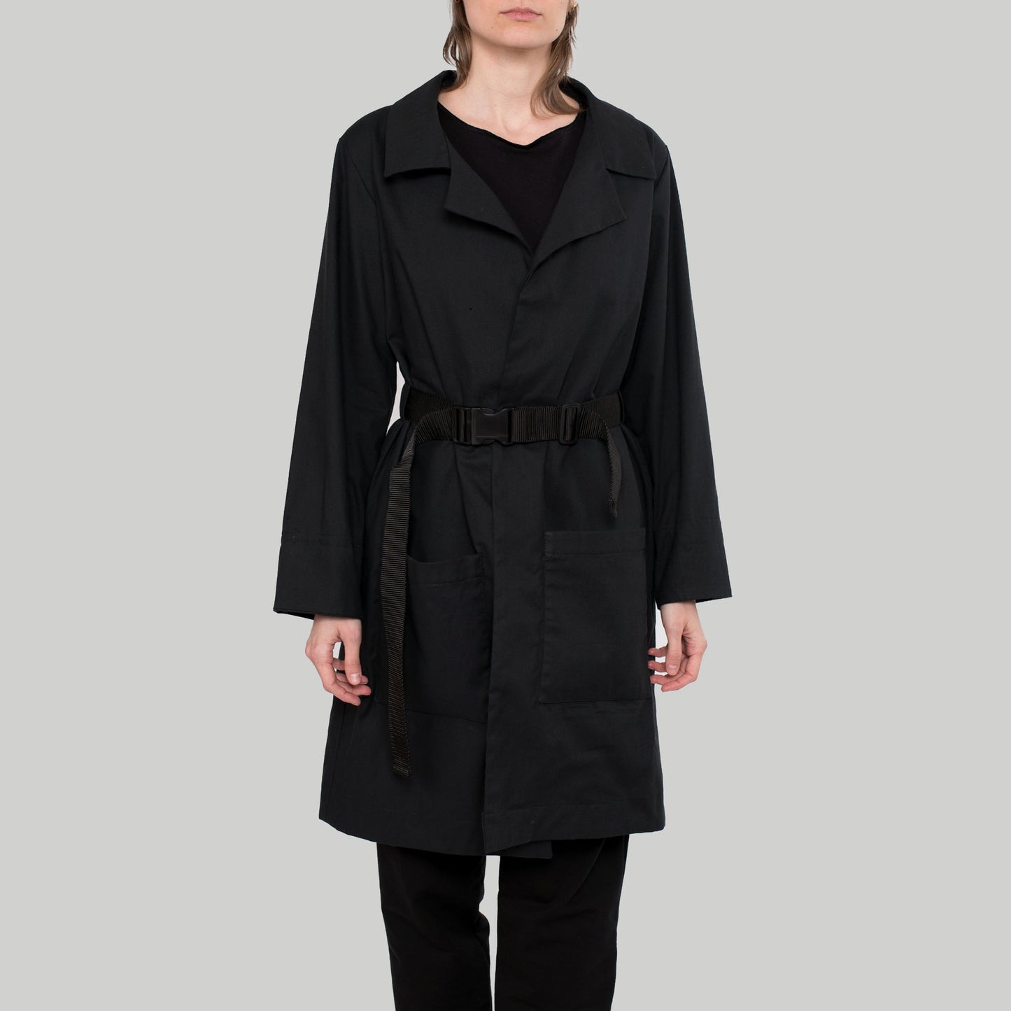 Trenchcoat Fly aus Bio-Baumwolle & Tencel™ - schwarz - KOLO Berlin