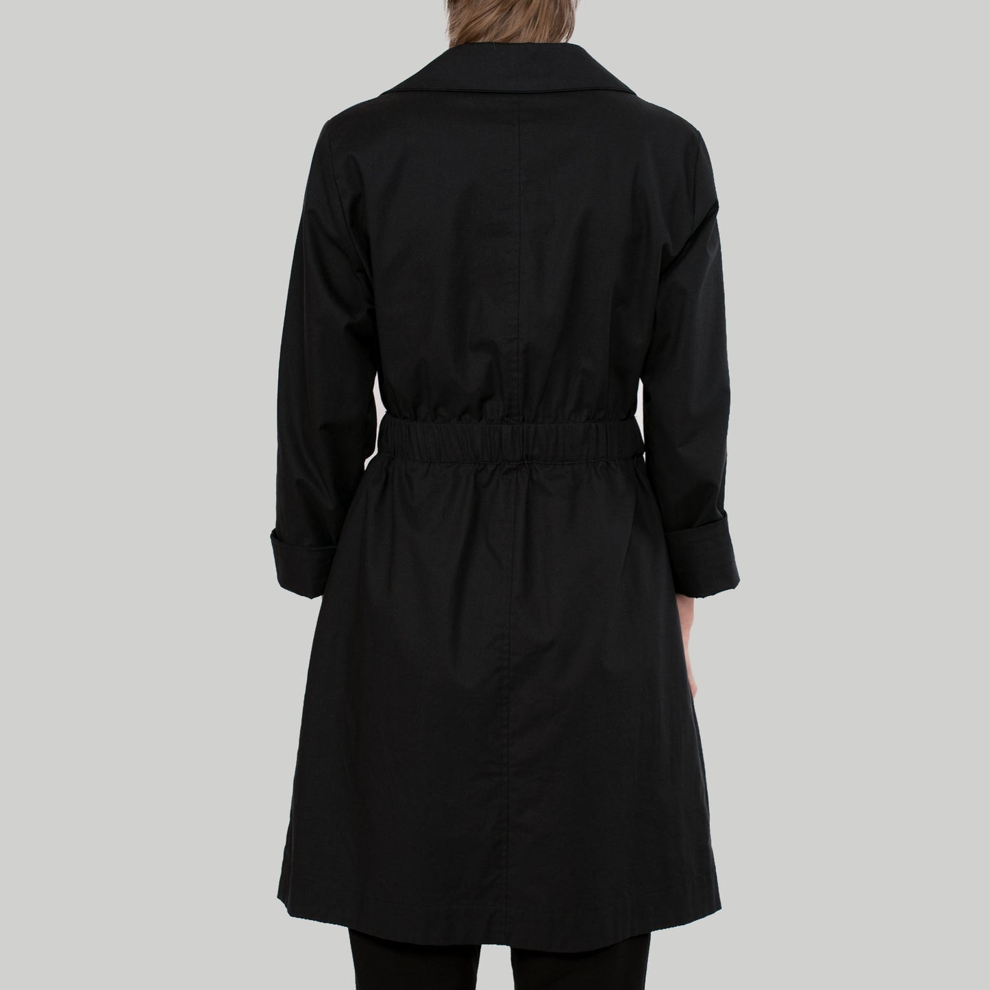 Trenchcoat Fly aus Bio-Baumwolle & Tencel™ - schwarz - KOLO Berlin