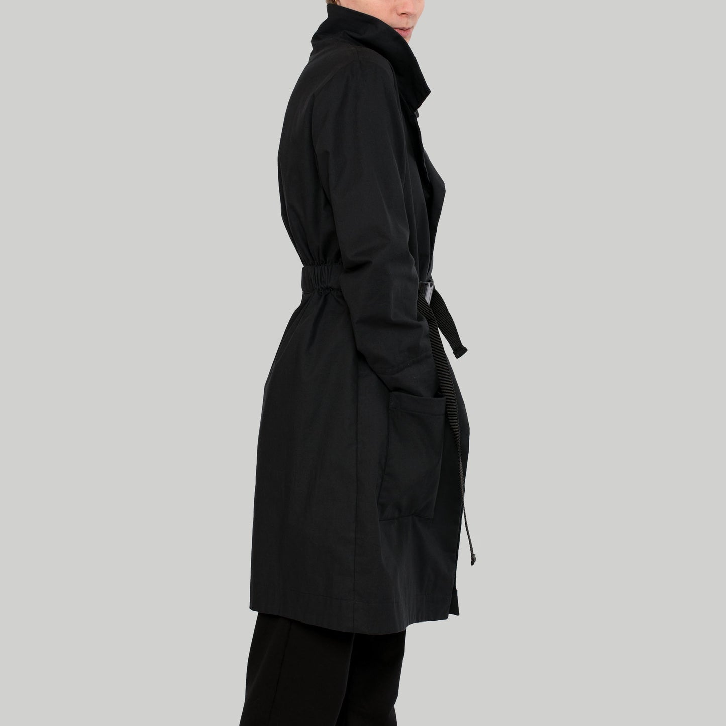 Trenchcoat Fly aus Bio-Baumwolle & Tencel™ - schwarz - KOLO Berlin