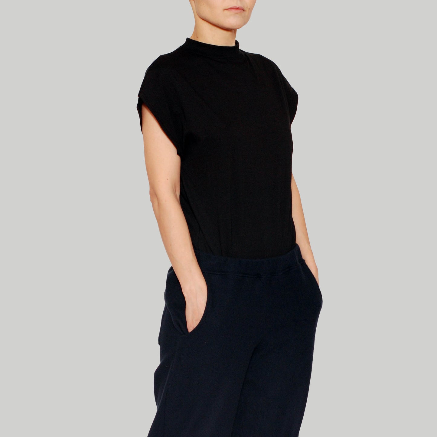 Shirt June aus Bio-Baumwolle - schwarz