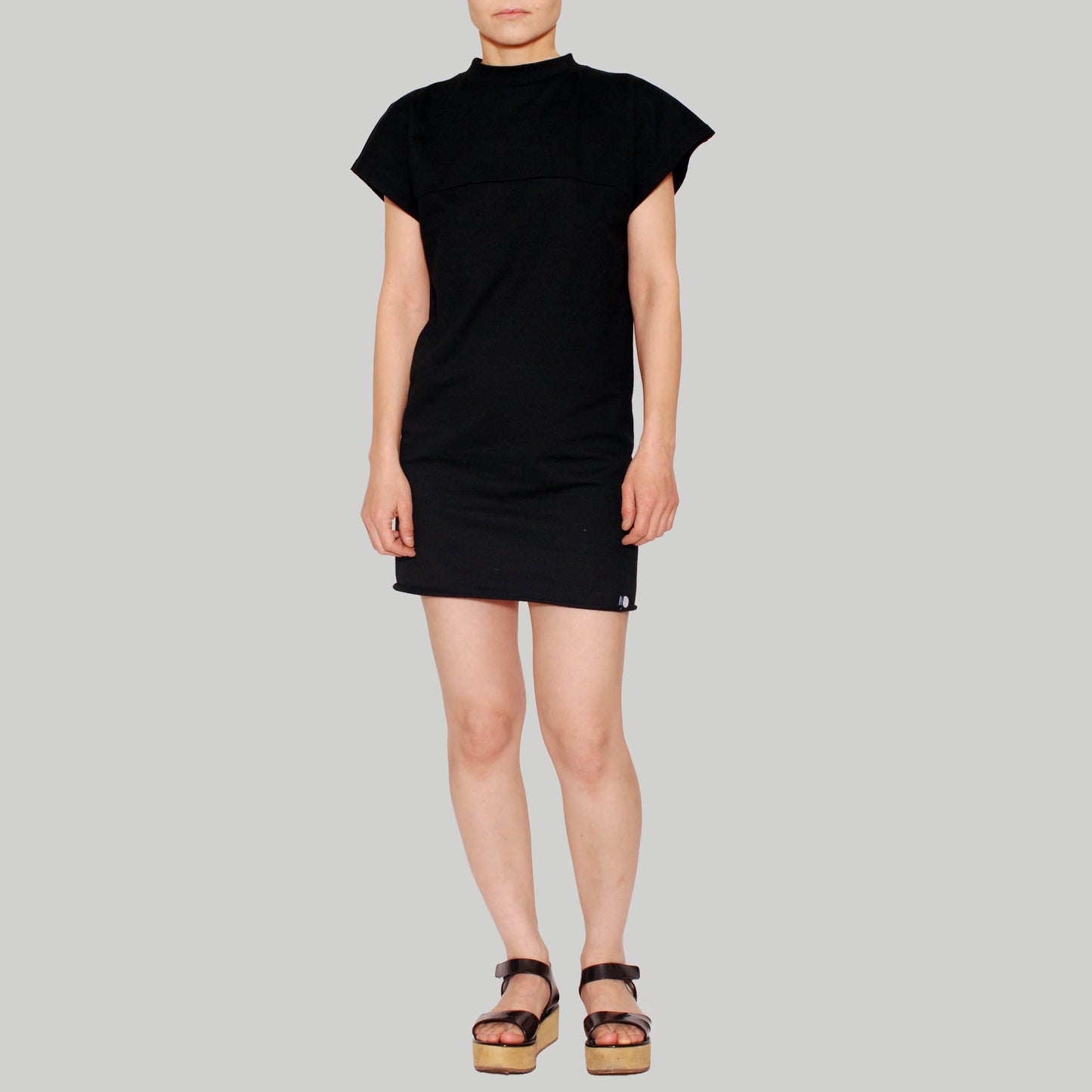 Kleid Papill MINI aus Bio-Baumwolle - schwarz - KOLO Berlin