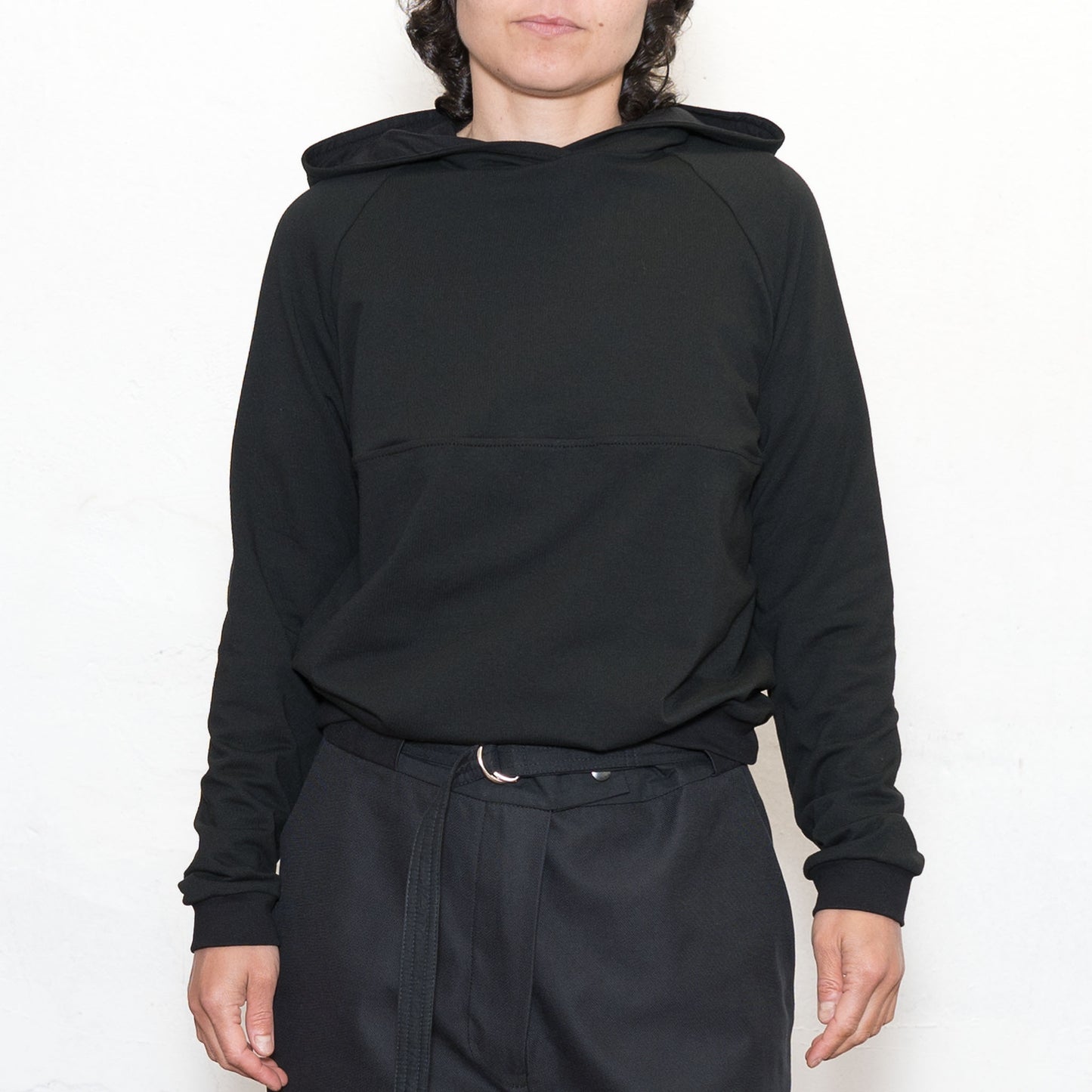 Hoodie Jas aus Bio-Baumwolle - schwarz - KOLO Berlin