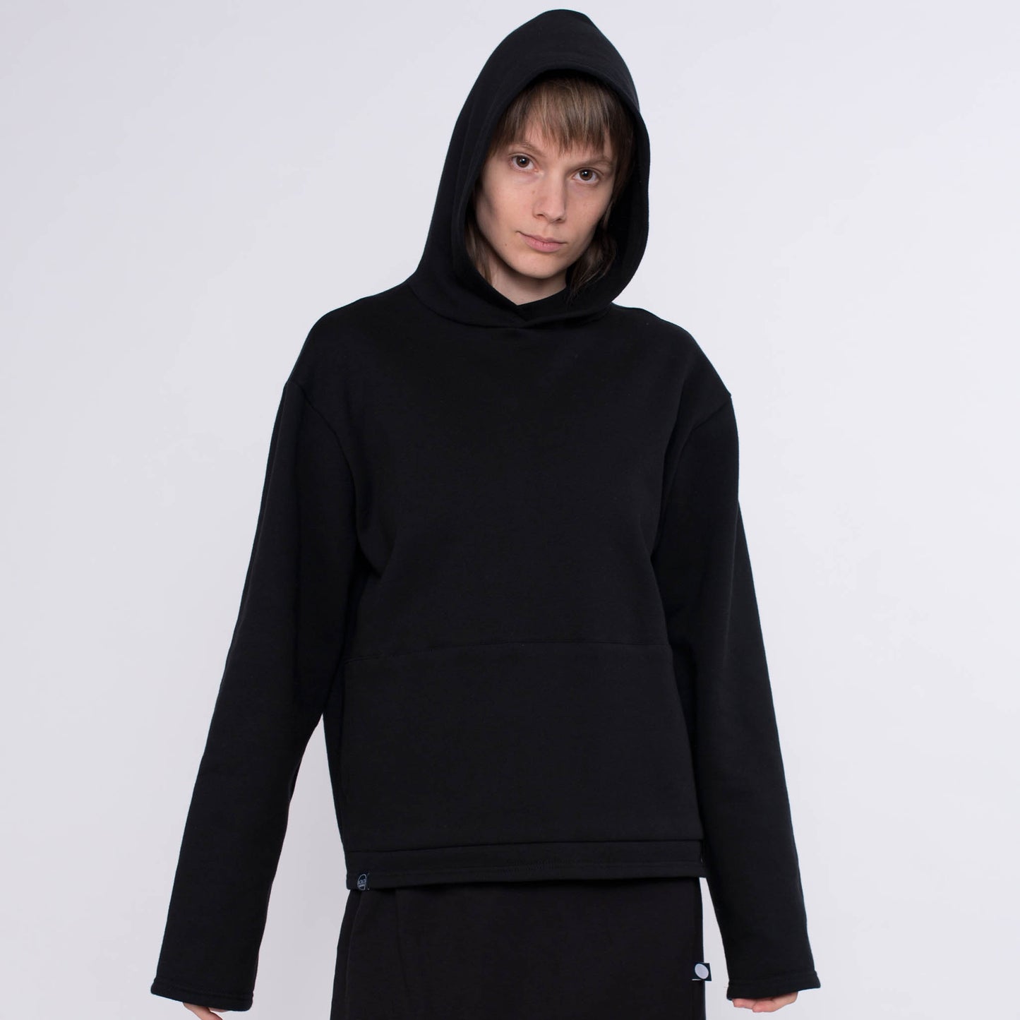 Hoodie Bun aus Bio-Baumwolle - schwarz - KOLO Berlin