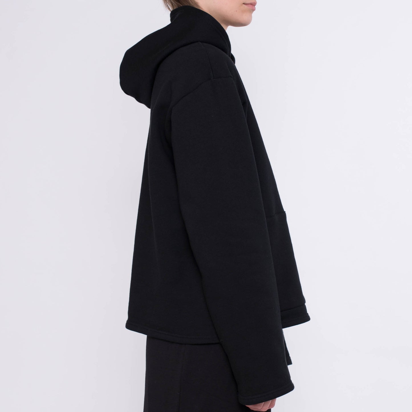 Hoodie Bun aus Bio-Baumwolle - schwarz - KOLO Berlin