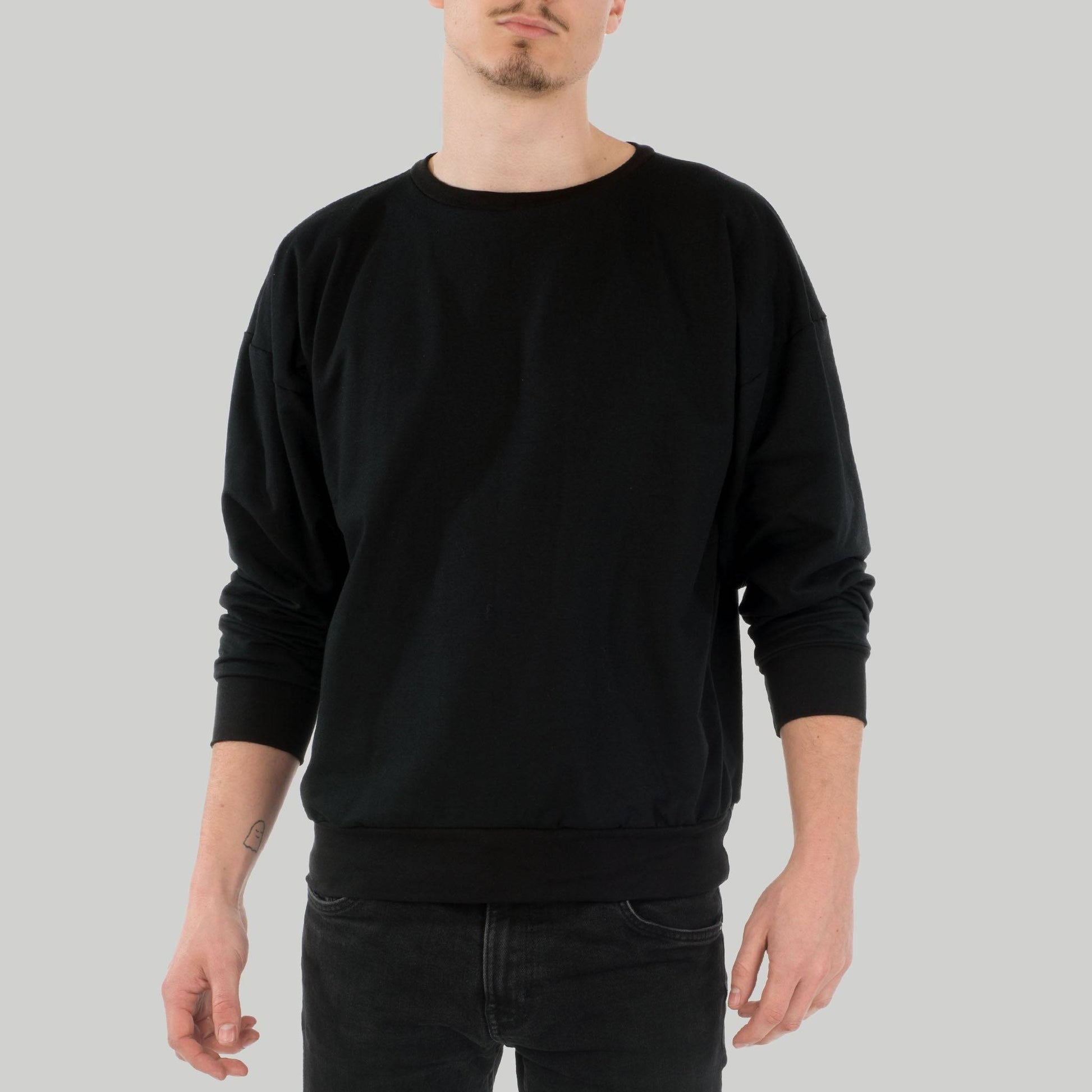 Sweater Lin aus Bio-Baumwolle - schwarz - KOLO Berlin