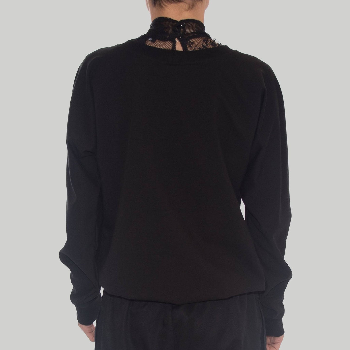 Pullover Min aus Bio-Baumwolle - schwarz