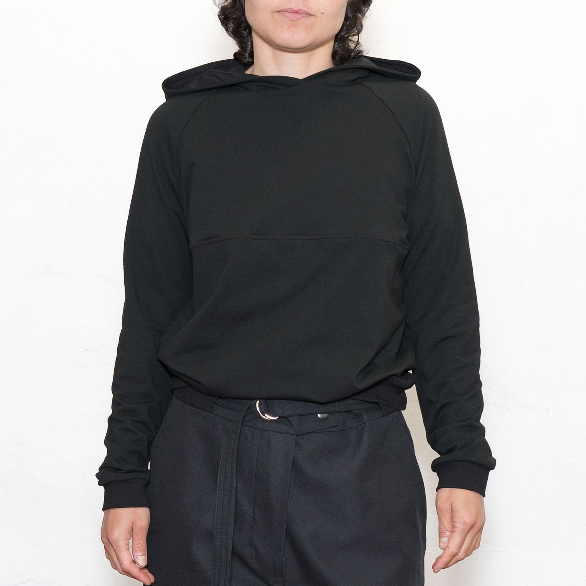 Hoodie Jas aus Bio-Baumwolle - schwarz - KOLO Berlin