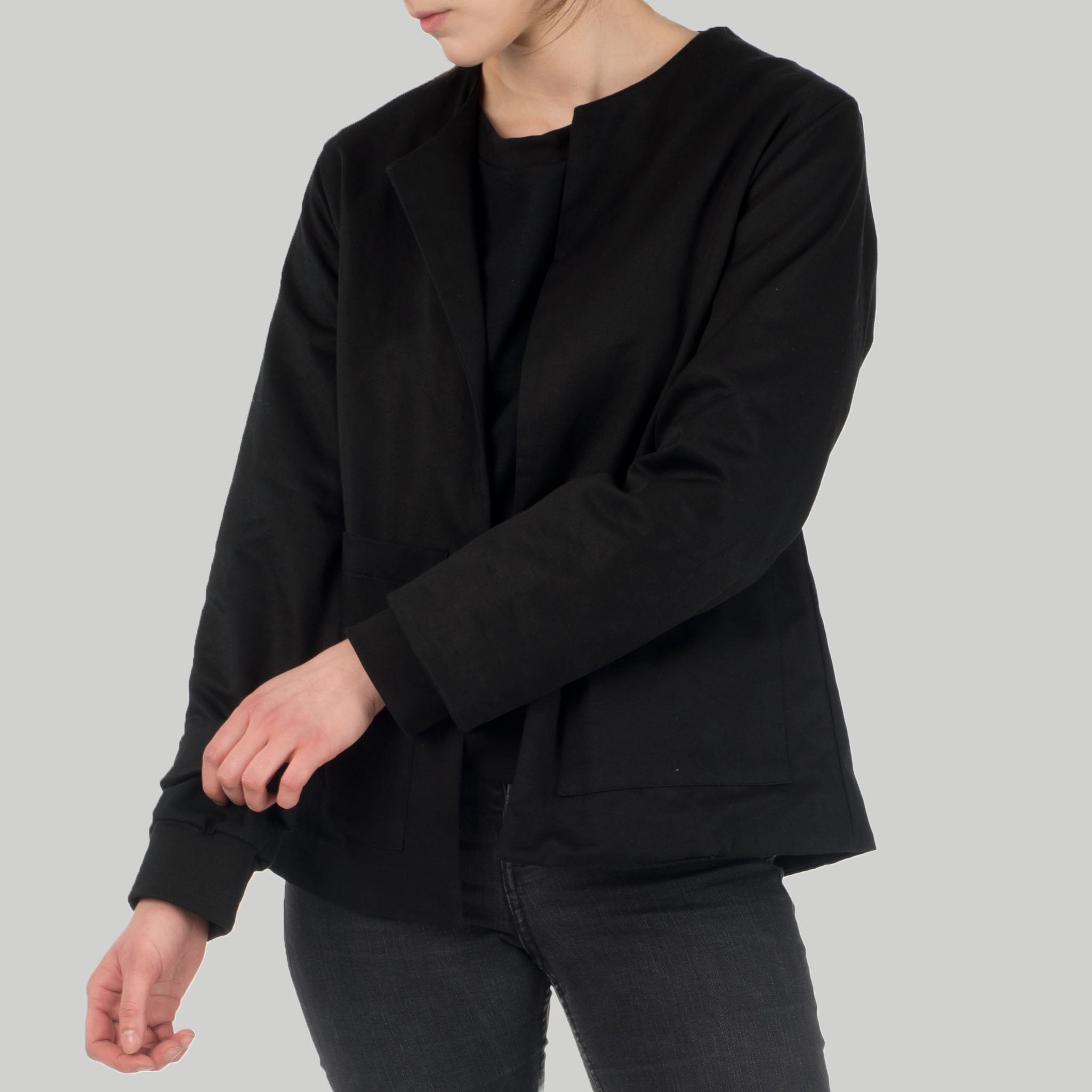 Blazer Din aus Baumwolle (Bio) & Tencel™ - schwarz - KOLO Berlin