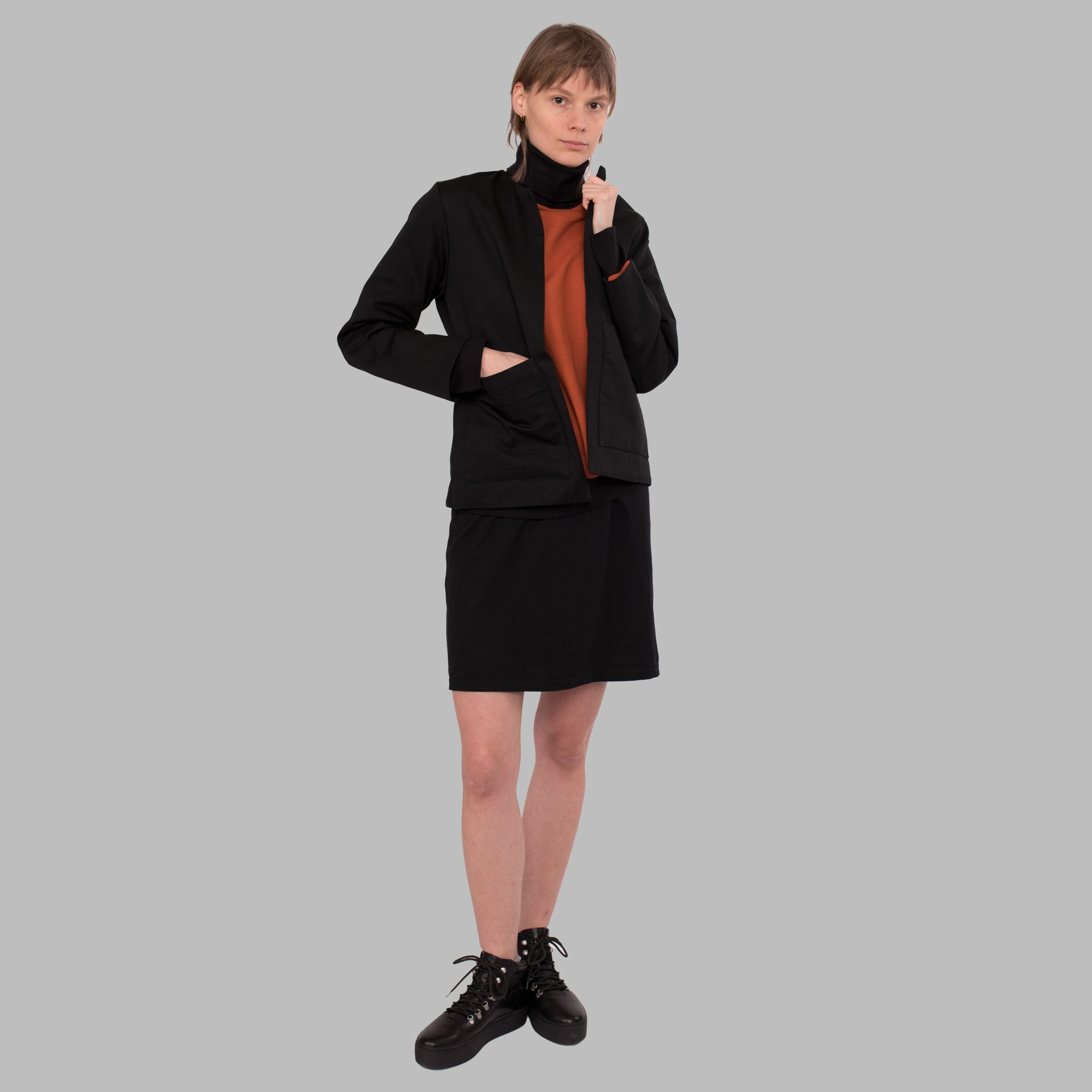 Blazer Din aus Baumwolle (Bio) & Tencel™ - schwarz - KOLO Berlin