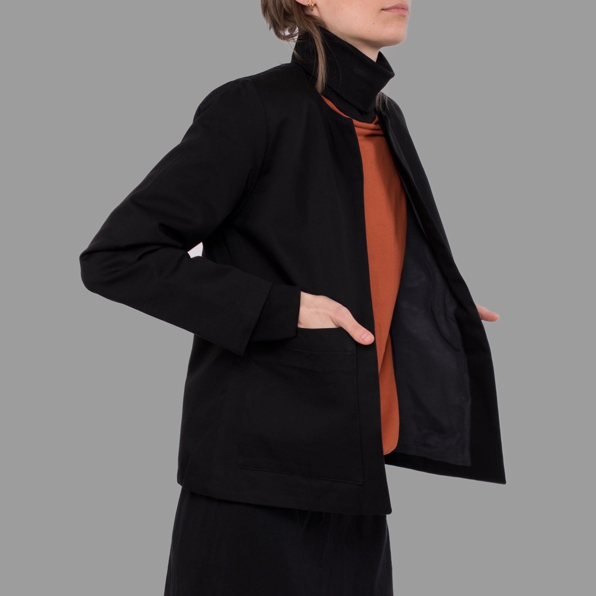 Blazer Din aus Baumwolle (Bio) & Tencel™ - schwarz - KOLO Berlin