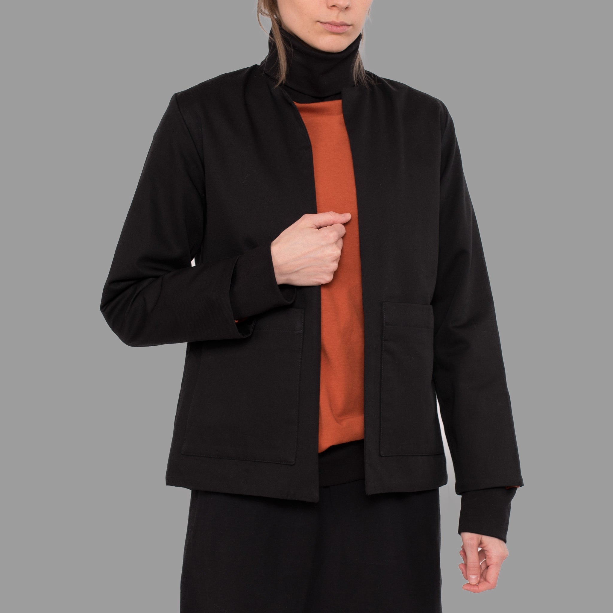 Blazer Din aus Baumwolle (Bio) & Tencel™ - schwarz - KOLO Berlin