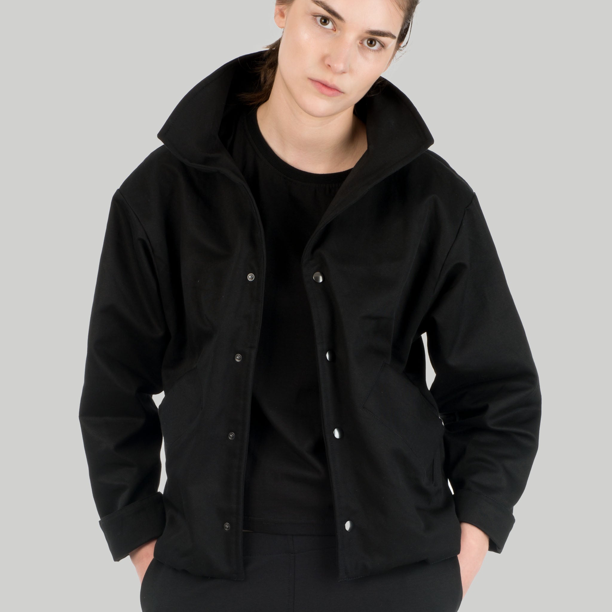 Blouson Del aus Baumwolle (Bio) & Tencel™ - schwarz - KOLO Berlin