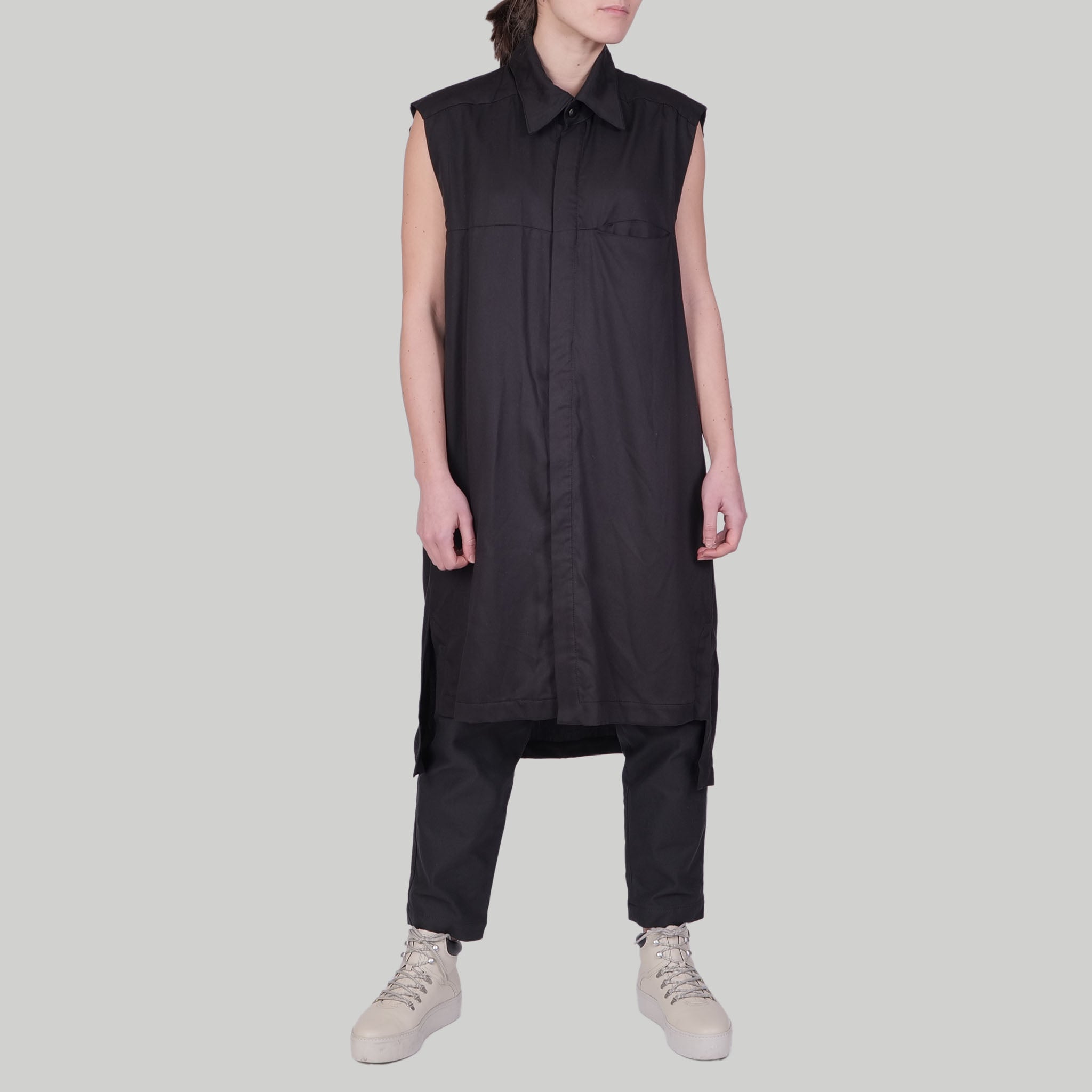 Hemdkleid Grit aus Tencel™ - schwarz - KOLO Berlin