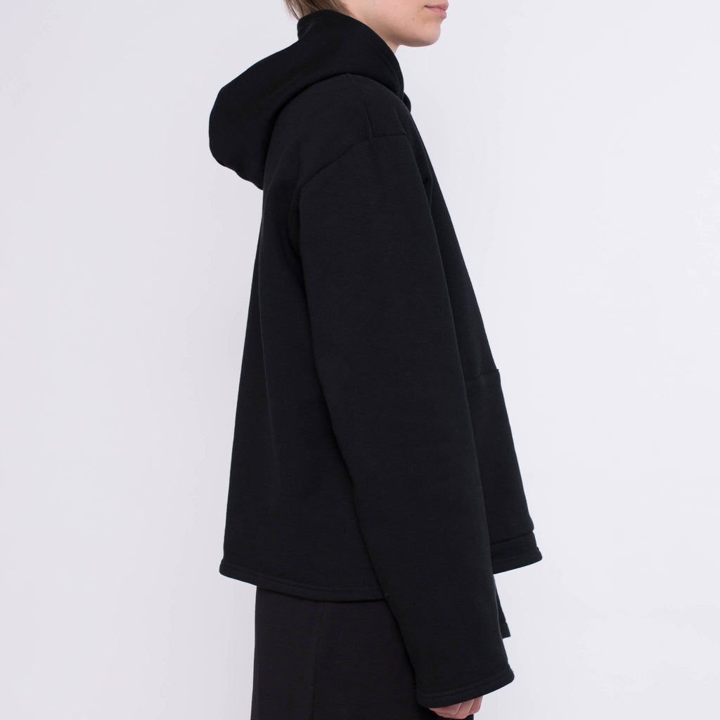 Hoodie Bun aus Baumwolle (Bio) - schwarz - KOLO Berlin