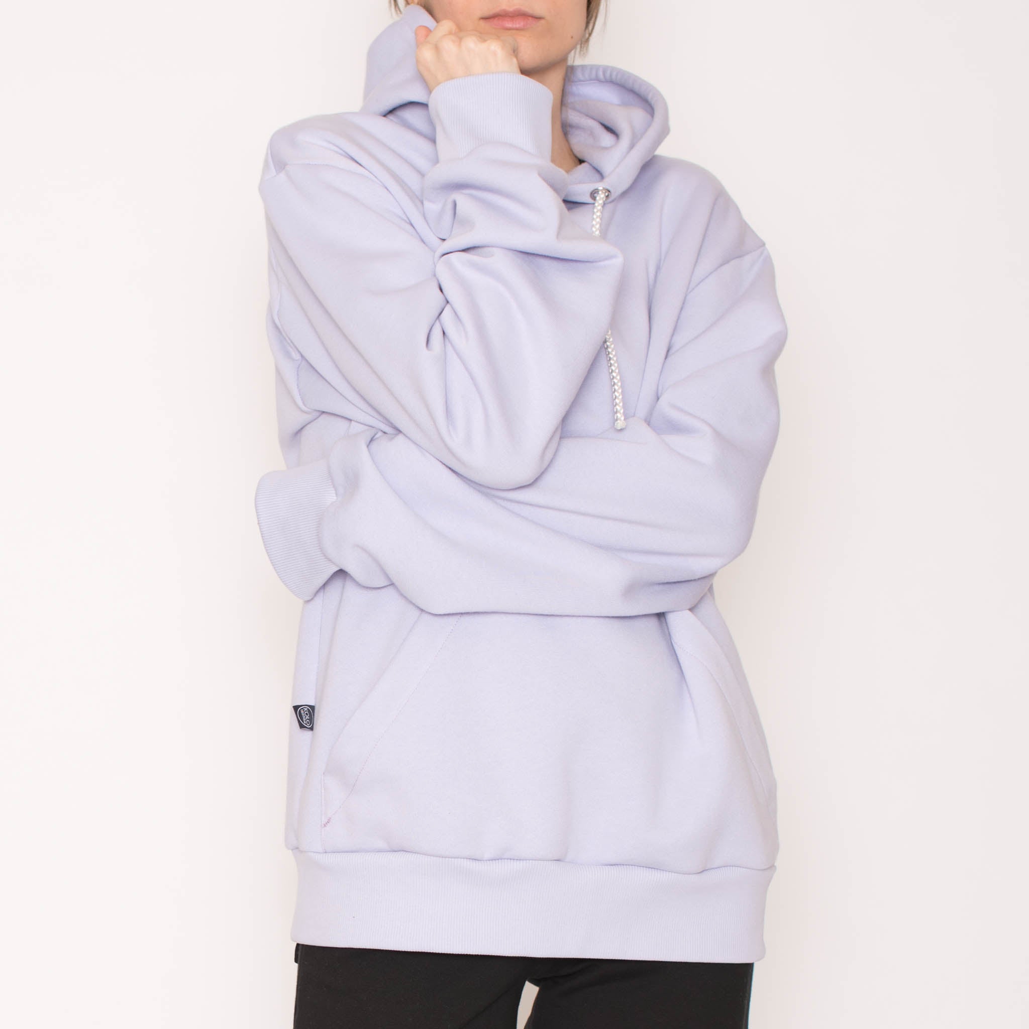 Hoodie Kolorise lilac aus Baumwolle (Bio) - lila - KOLO Berlin