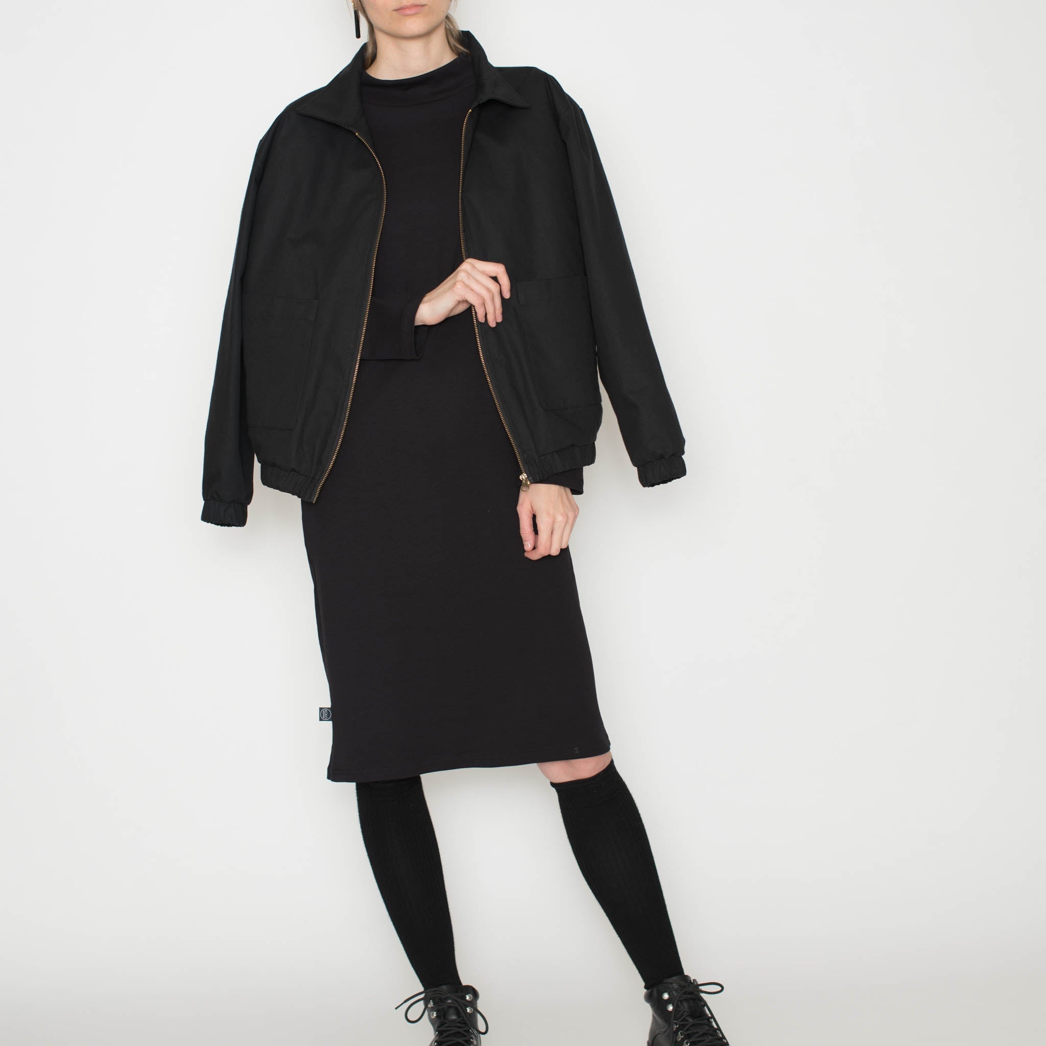 Jacke Las aus Baumwolle (Bio) - schwarz - KOLO Berlin
