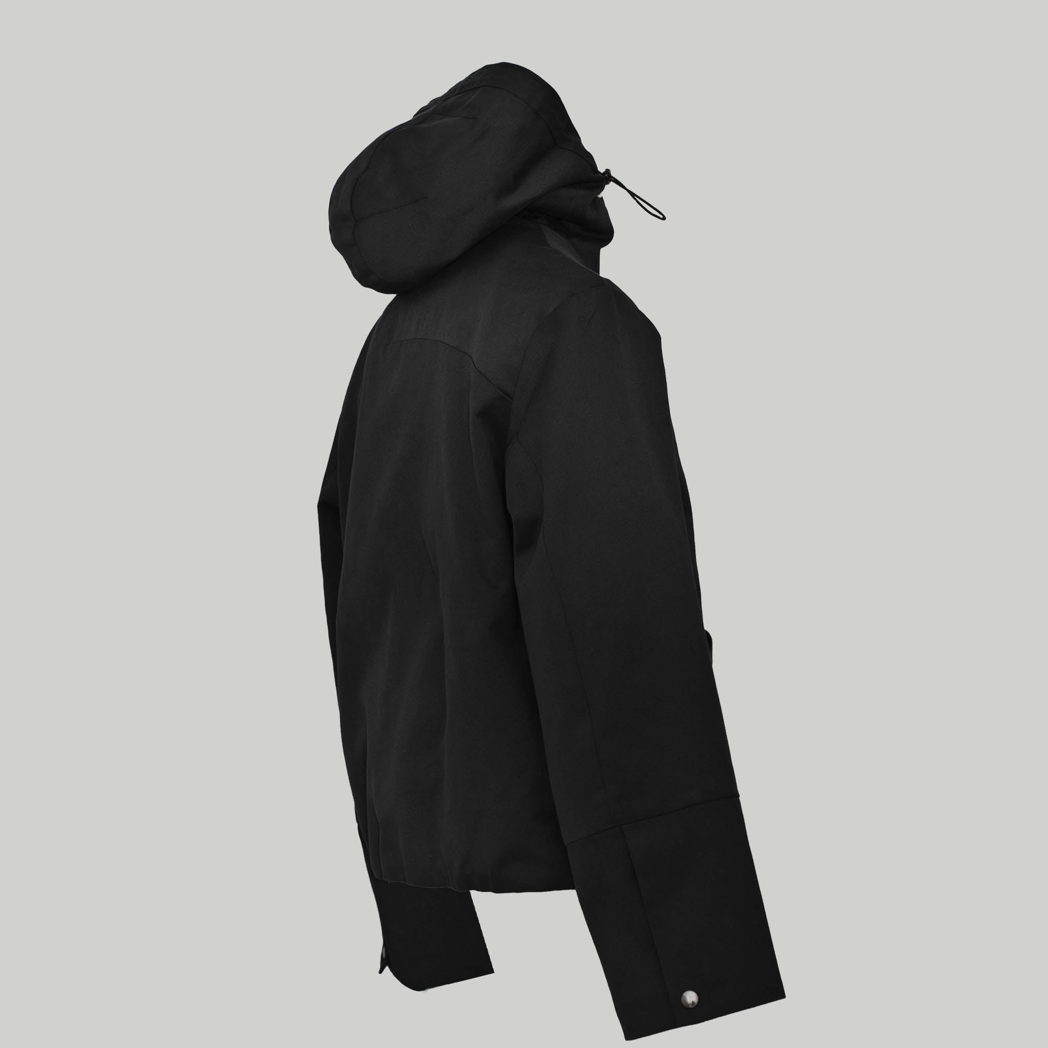 Jacke TROY aus Baumwolle (Bio) schwarz - KOLO Berlin