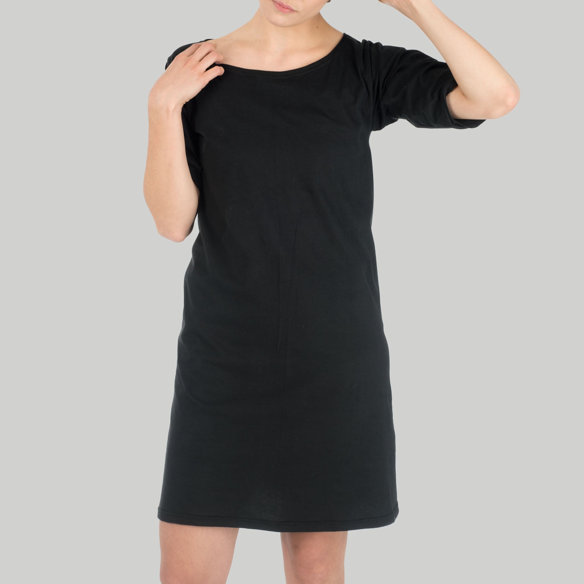 Kleid Croix aus Baumwolle (Bio) - schwarz - KOLO Berlin