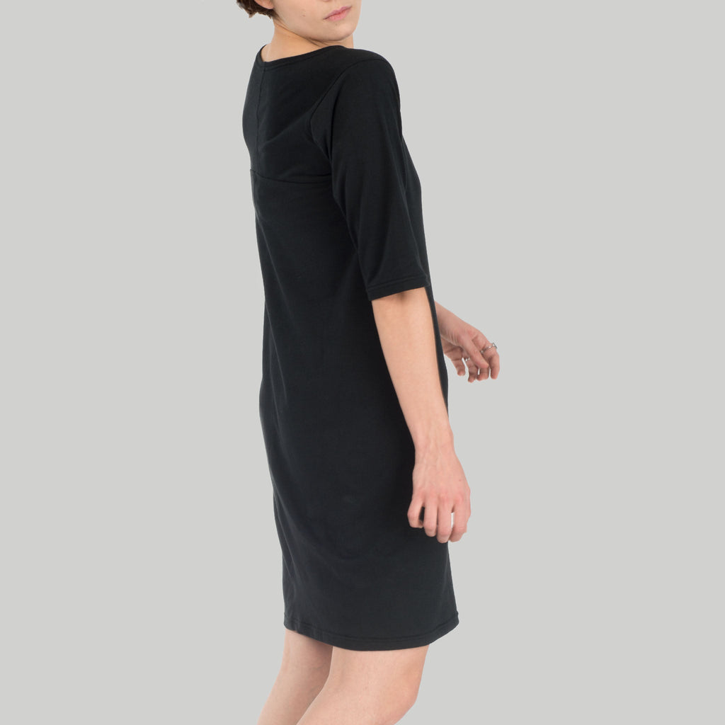 Kleid Croix aus Baumwolle (Bio) - schwarz - KOLO Berlin