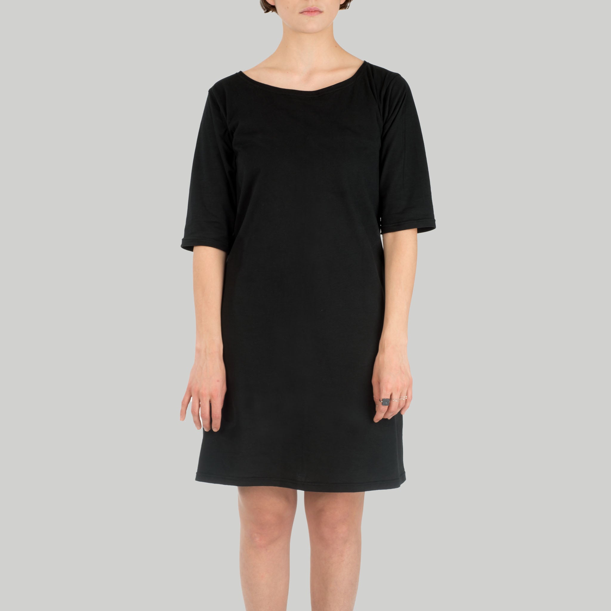 Kleid Croix aus Baumwolle (Bio) - schwarz - KOLO Berlin