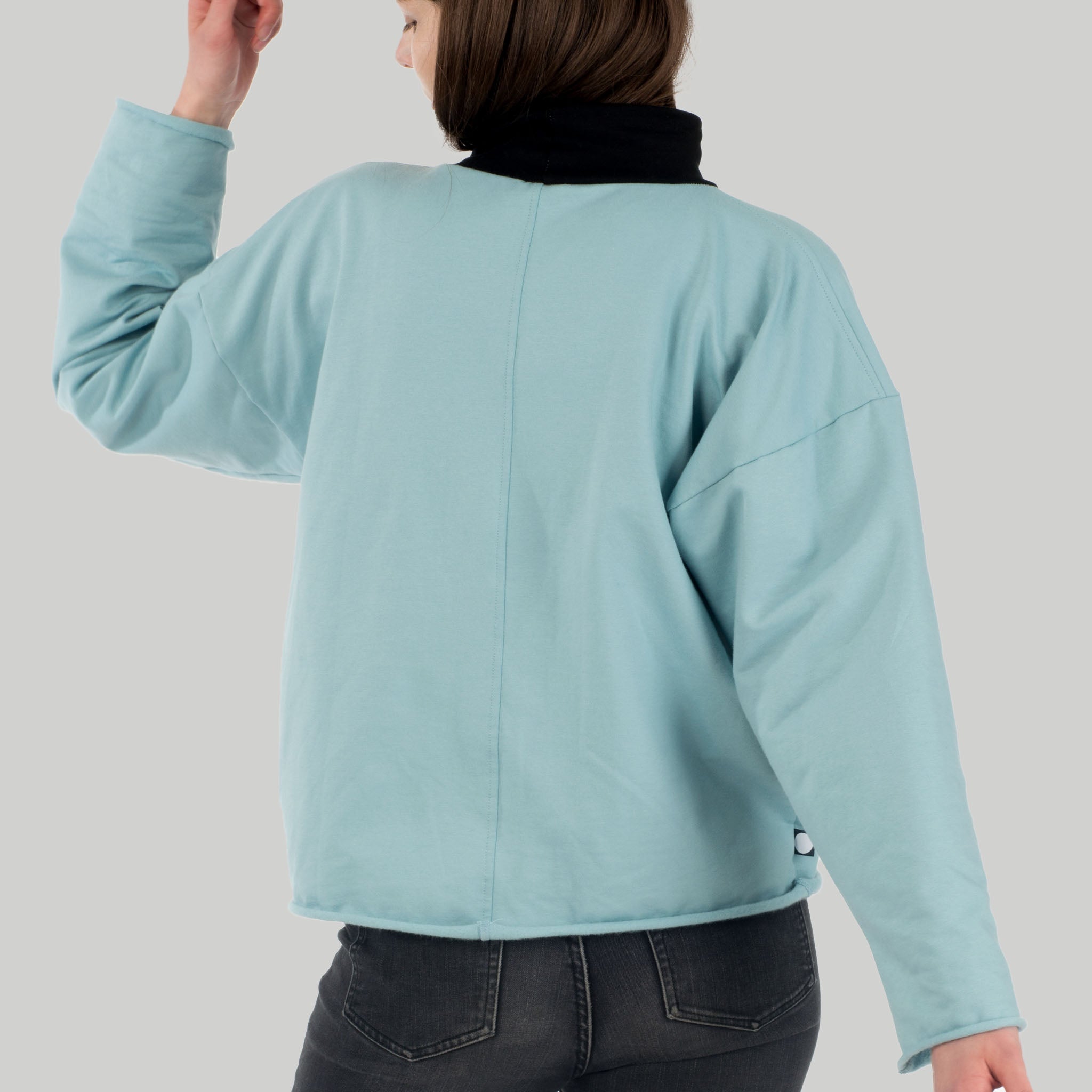 Kragenpullover Lil aus Baumwolle (Bio) - frost - KOLO Berlin