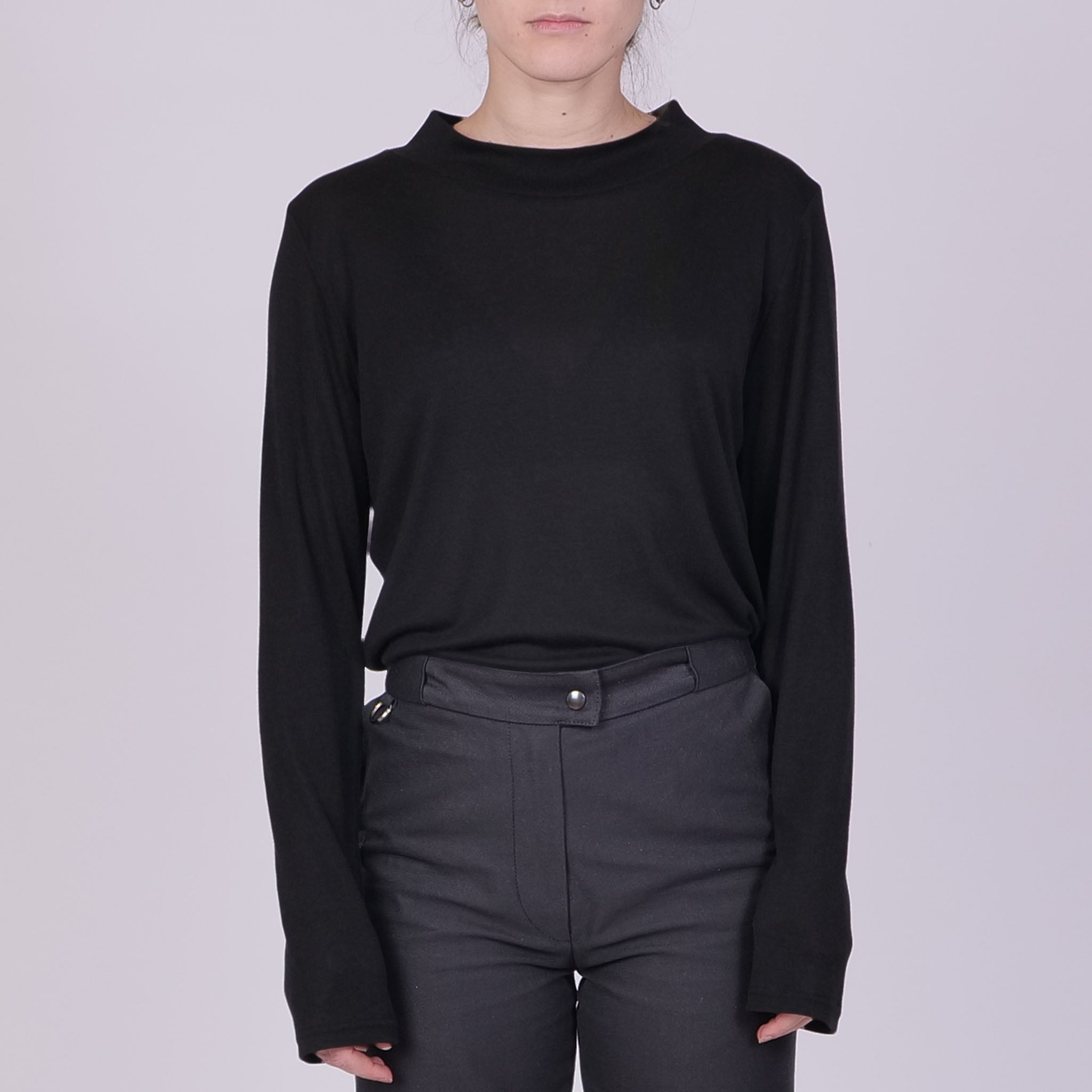 Longsleeve Base II aus Tencel™ Lyocell - schwarz - KOLO Berlin