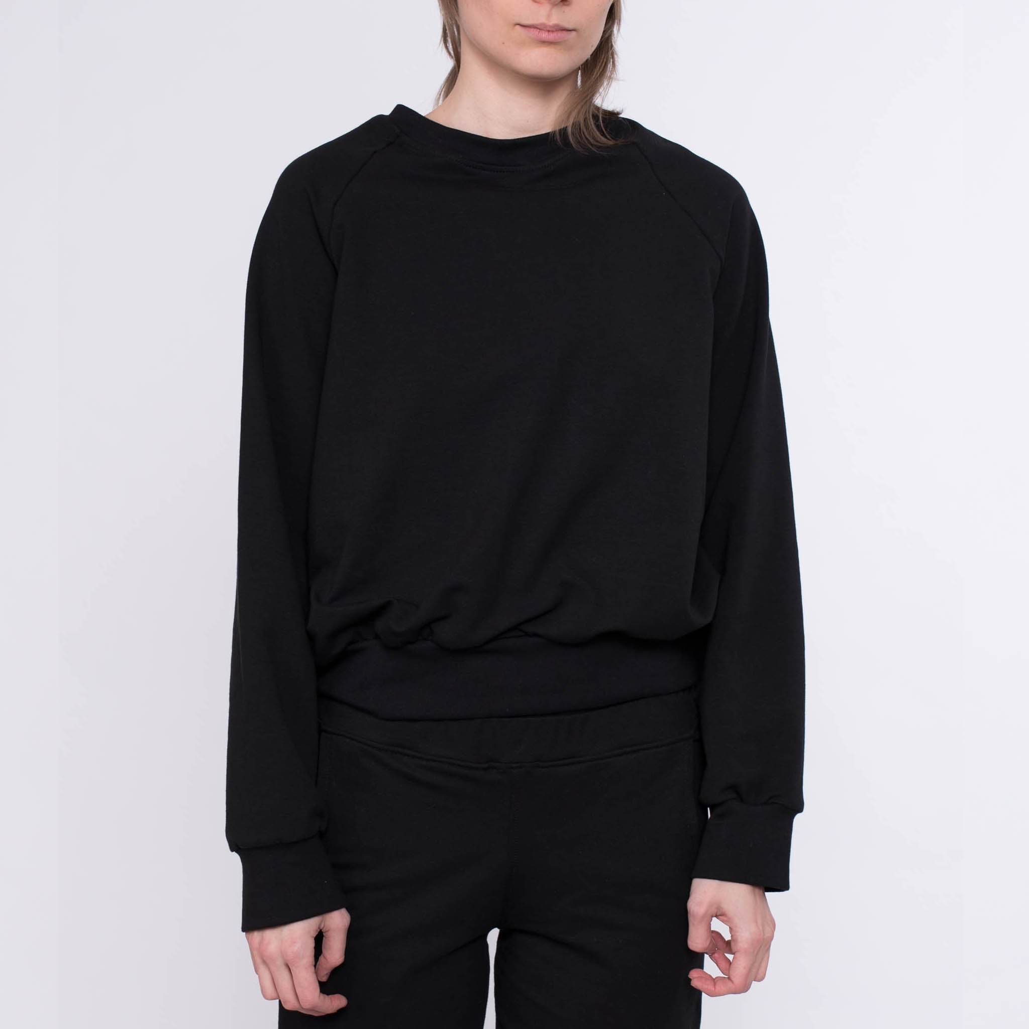 Raglansweater Jil aus Baumwolle (Bio) - schwarz - KOLO Berlin