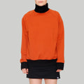 Rollkragensweater TRY aus Baumwolle (Bio) - orange - KOLO Berlin