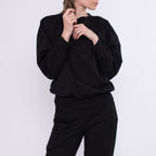 Sweater Lin aus Baumwolle (Bio) - schwarz - KOLO Berlin