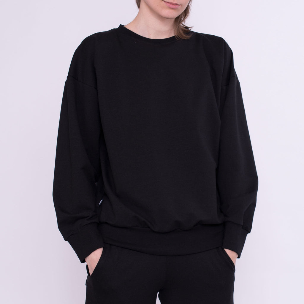 Sweater Lin aus Baumwolle (Bio) - schwarz - KOLO Berlin