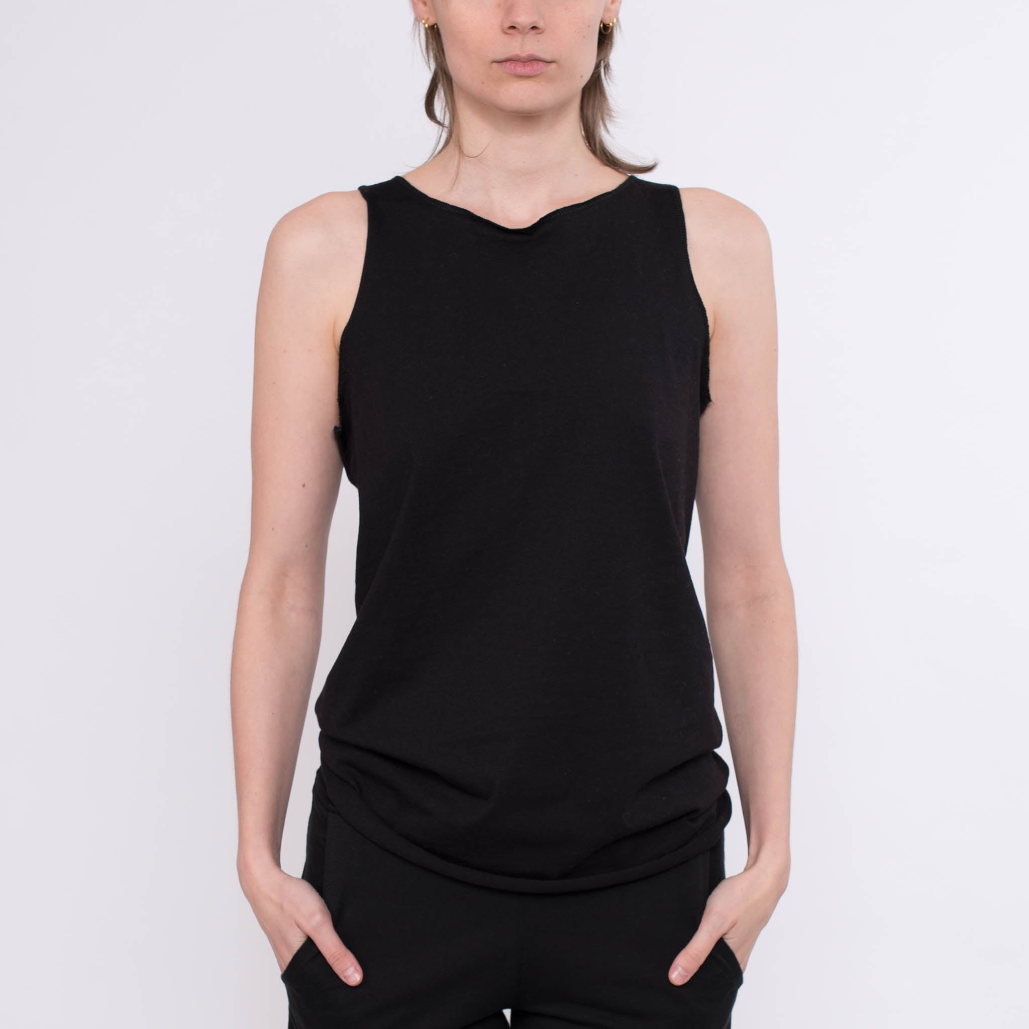 Tank Top Croix aus Baumwolle (Bio) - schwarz - KOLO Berlin