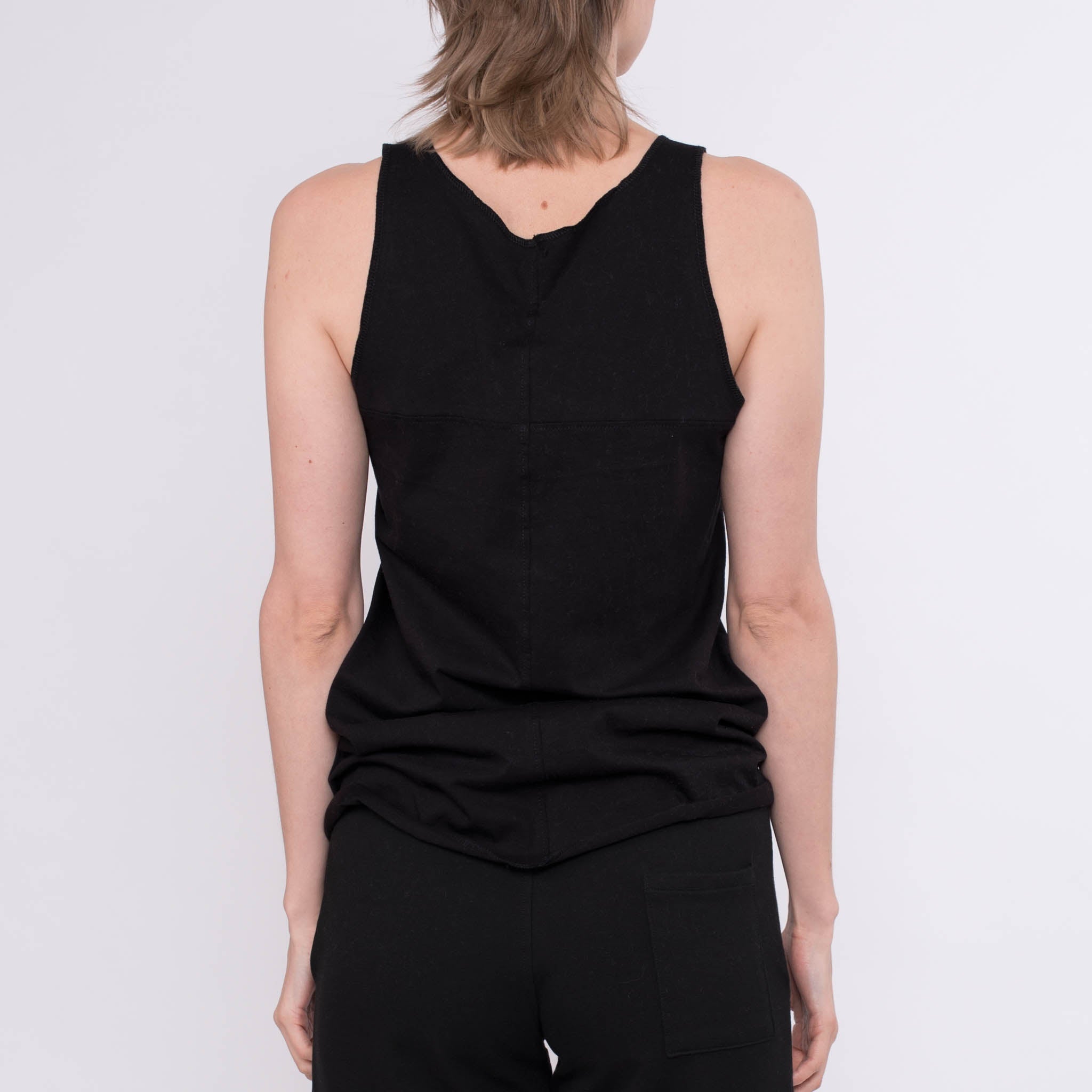 Tank Top Croix aus Baumwolle (Bio) - schwarz - KOLO Berlin