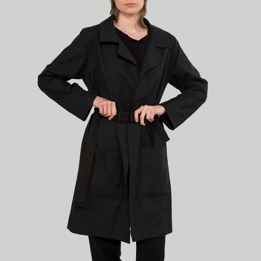 Trenchcoat Fly aus Baumwolle (Bio) wasserabweisend EtaProof & Tencel™ - schwarz - KOLO Berlin
