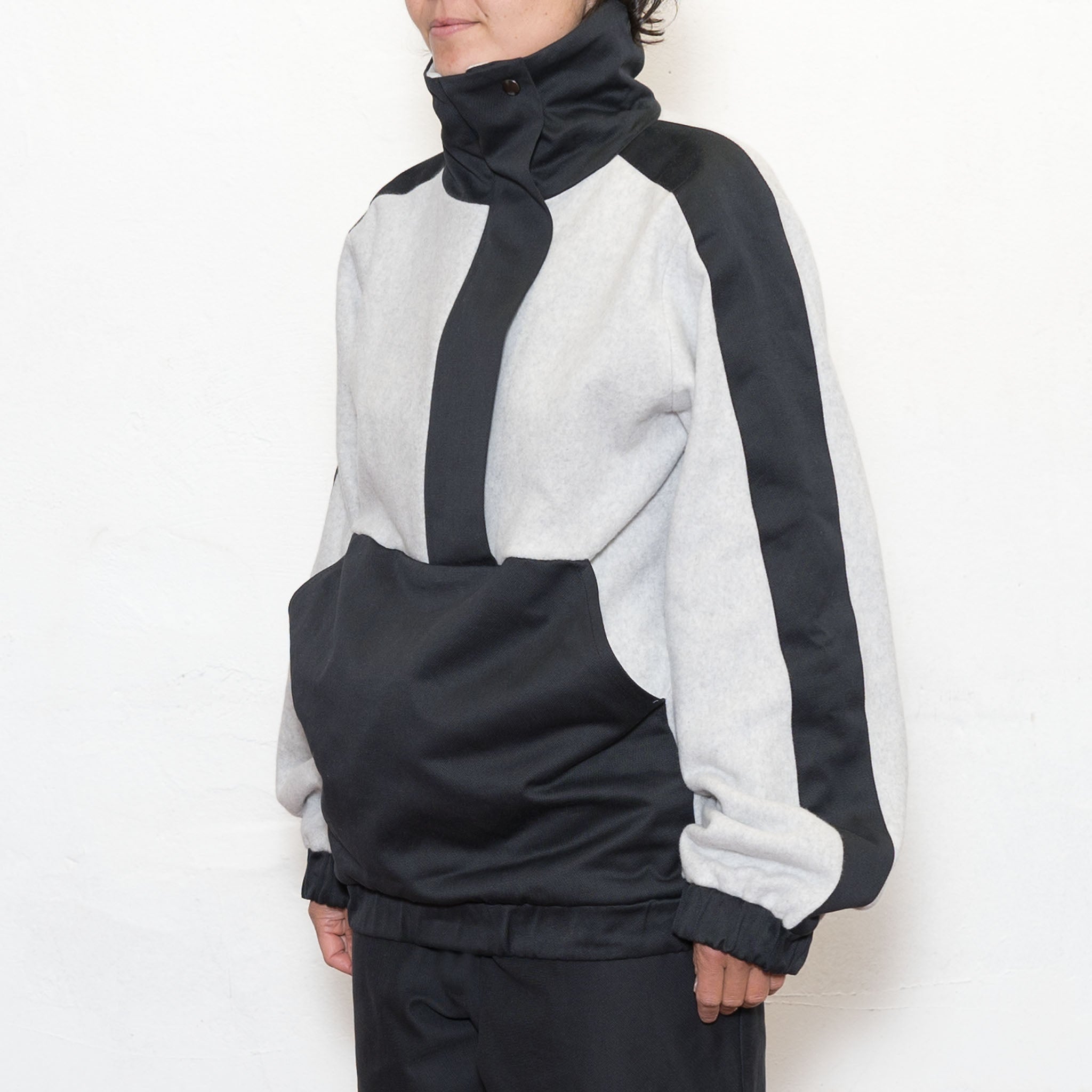 Windbreaker Jacket Xin aus Baumwolle (Bio) - grau - KOLO Berlin