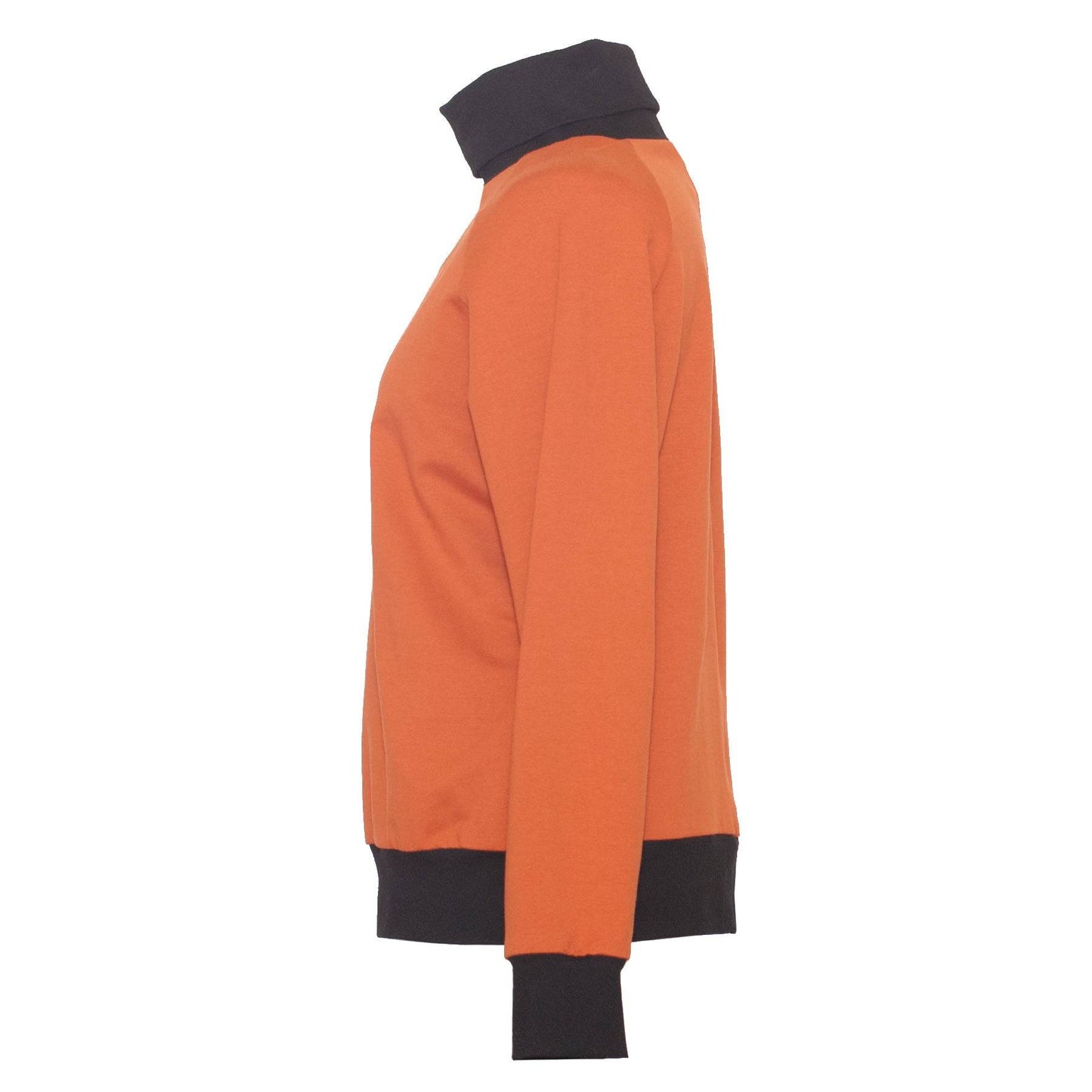Rollkragensweater Try aus Bio-Baumwolle - orange - KOLO Berlin