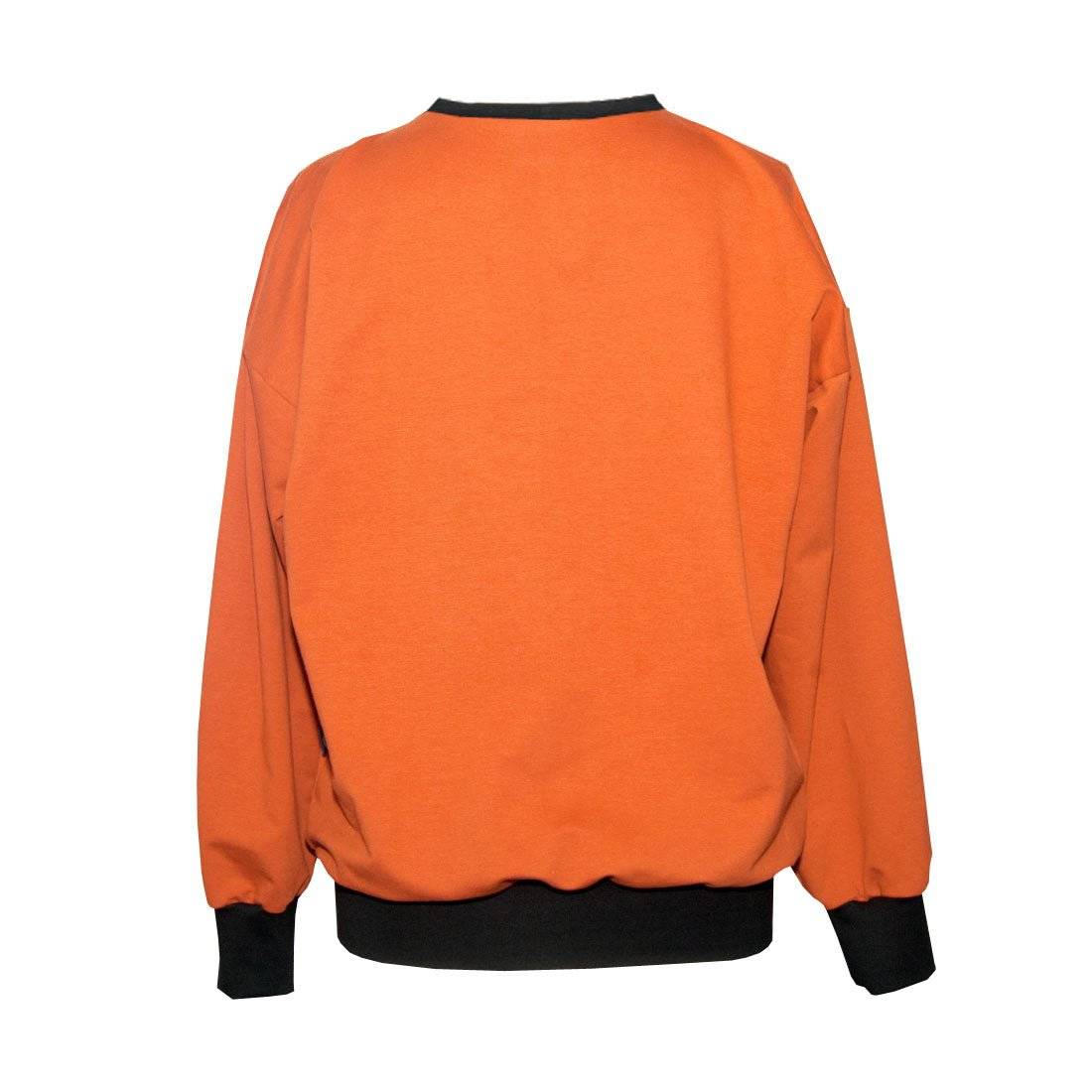 Sweater Lin aus Bio-Baumwolle - orange - KOLO Berlin